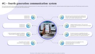 4G Fourth Generation Communication System 1G To 5G Evolution Ppt Structure