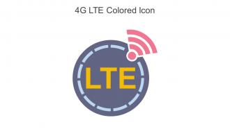 4g LTE Colored Icon In Powerpoint Pptx Png And Editable Eps Format
