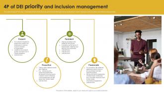 4P Of DEI Priority And Inclusion Management