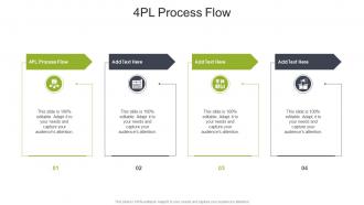 4PL Process Flow In Powerpoint And Google Slides Cpb