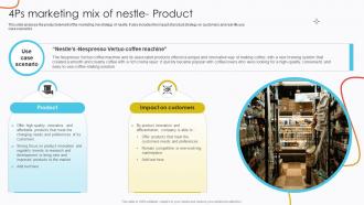 4Ps Marketing Mix Of Nestle Product Dissecting Nestles Marketing PPT Example Strategy SS V