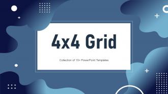 4x4 Grid Powerpoint Ppt Template Bundles