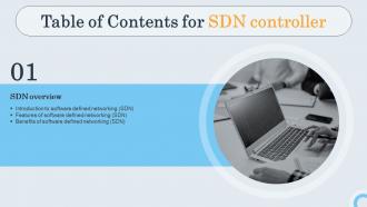 51 Table Of Contents For Sdn Controller Ppt Powerpoint Presentation Ideas Templates