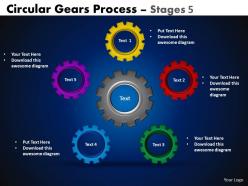 56 circular gears flowchart process diagram