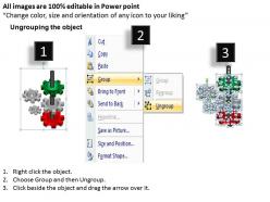 62428067 style variety 1 gears 5 piece powerpoint presentation diagram infographic slide