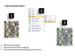 56 pieces 7x8 rectangular jigsaw puzzle matrix powerpoint templates 0812