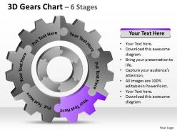 67389581 style variety 1 gears 6 piece powerpoint presentation diagram infographic slide