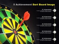 5 achievement dart board image