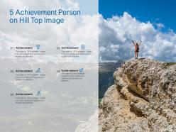 5 achievement person on hill top image