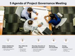 5 agenda of project governance meeting
