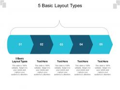 5 basic layout types ppt powerpoint presentation infographic template icon cpb