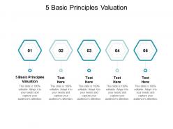 5 basic principles valuation ppt powerpoint presentation background images cpb