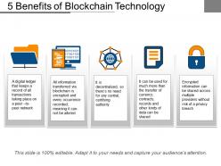 5 benefits of blockchain technology