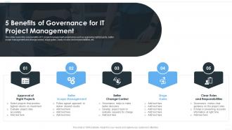 5 Benefits Of Governance For IT Project Management