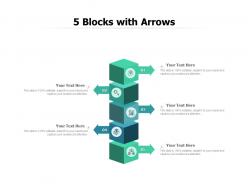 5 blocks with arrows
