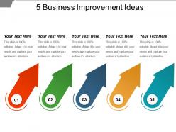 5 business improvement ideas powerpoint guide