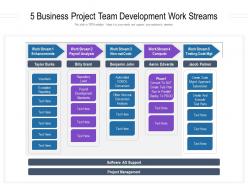 5 business project team development work streams