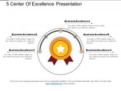 5 center of excellence presentation