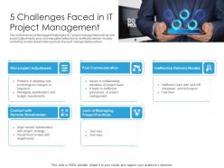 5 challenges faced in it project management