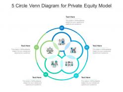 5 circle venn diagram for private equity model infographic template