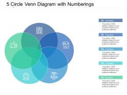 5 circle venn diagram with numberings