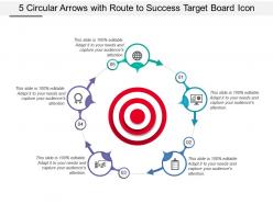 1471518 style circular loop 5 piece powerpoint presentation diagram infographic slide