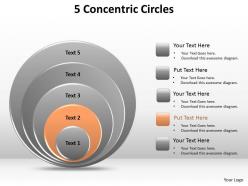 5 concetric circles diagram for strategy