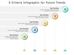 5 criteria for future trends infographic template