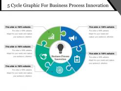 5 cycle graphic for business process innovation powerpoint layout