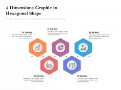 5 dimensions graphic in hexagonal shape