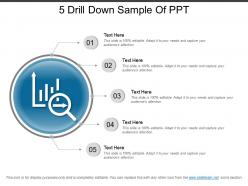 5 Drill Down Sample Of Ppt