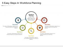 5 Easy Steps In Workforce Planning Powerpoint Slide Presentation Guidelines