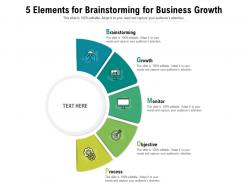 5 elements for brainstorming for business growth