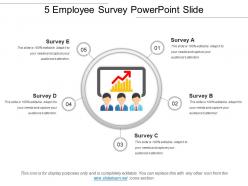 5 employee survey powerpoint slide