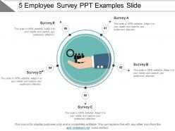 5 employee survey ppt examples slide