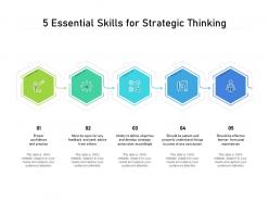 5 essential skills for strategic thinking