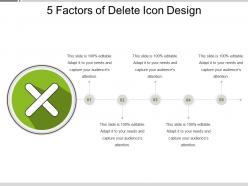 5 factors of delete icon designs