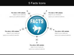 5 Facts Icons Good Ppt Example