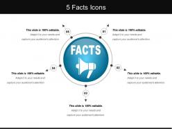 5 facts icons good ppt example