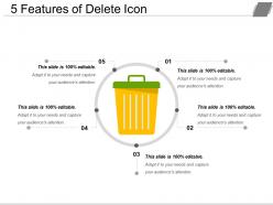 5 features of delete icon