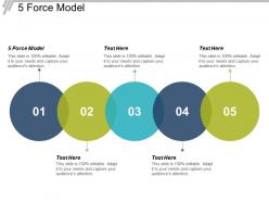 5 force model ppt powerpoint presentation ideas objects cpb