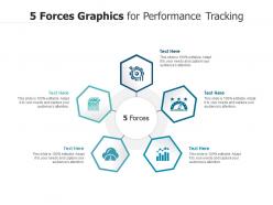 5 forces graphics for performance tracking infographic template