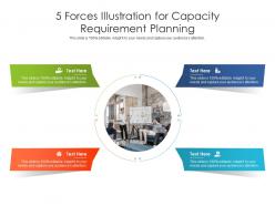 5 Forces Illustration For Capacity Requirement Planning Infographic Template
