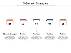 5 generic strategies ppt powerpoint presentation gallery format cpb
