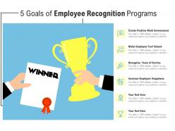 5 Goals Of Employee Recognition Programs