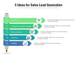 5 Ideas For Sales Lead Generation