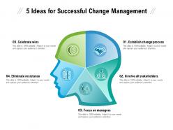 5 ideas for successful change management