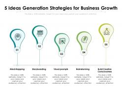 5 ideas generation strategies for business growth