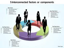 5 interconnected components ppt slides diagrams templates powerpoint info graphics