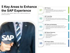 5 Key Areas To Enhance The SAP Experience